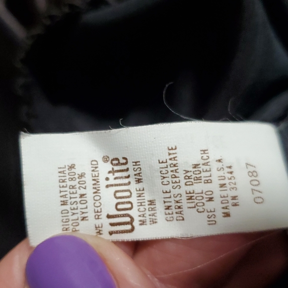 Vintage Formfit Woolite half slip black size L - Picture 5 of 5